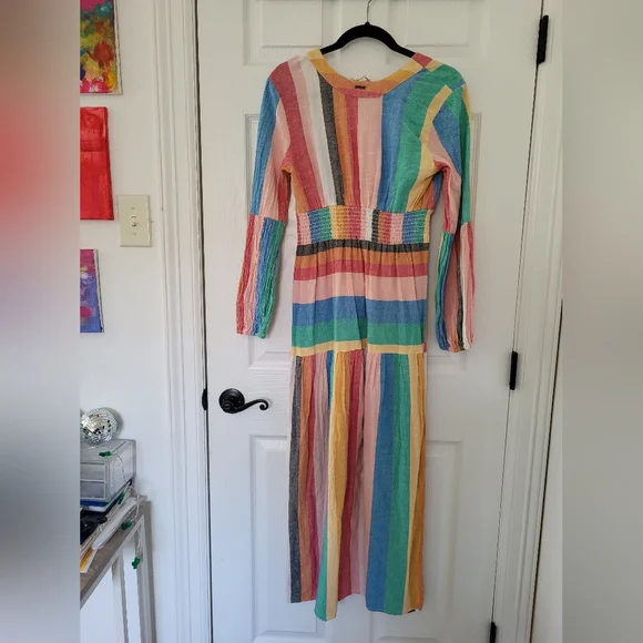 BILLABONG Sincerely Jules Mix It Up Maxi Boho Dress Size Small - Picture 6 of 6